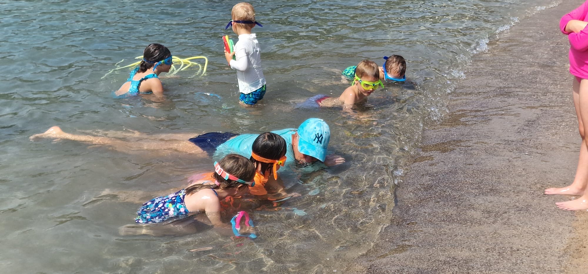 Cours de natation en mer Théoule-sur-Mer Alpes-Maritimes