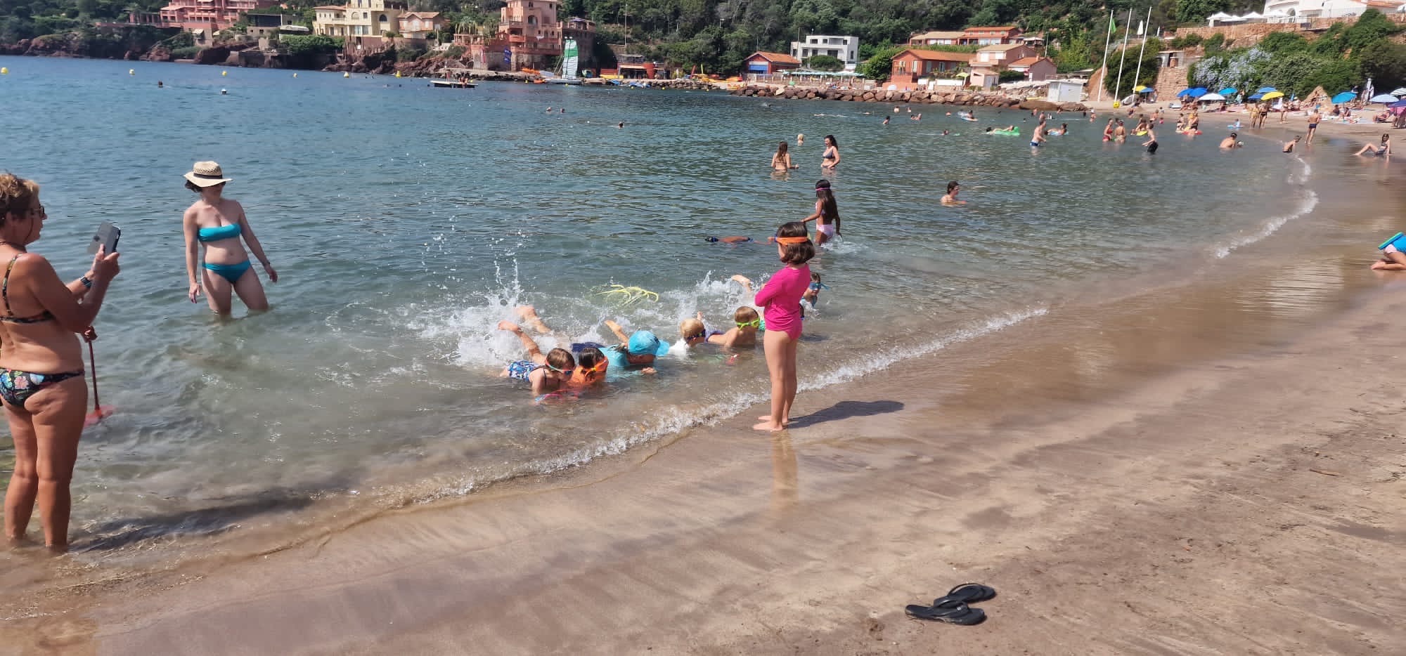 Cours de natation enfants à Théoule-sur-Mer