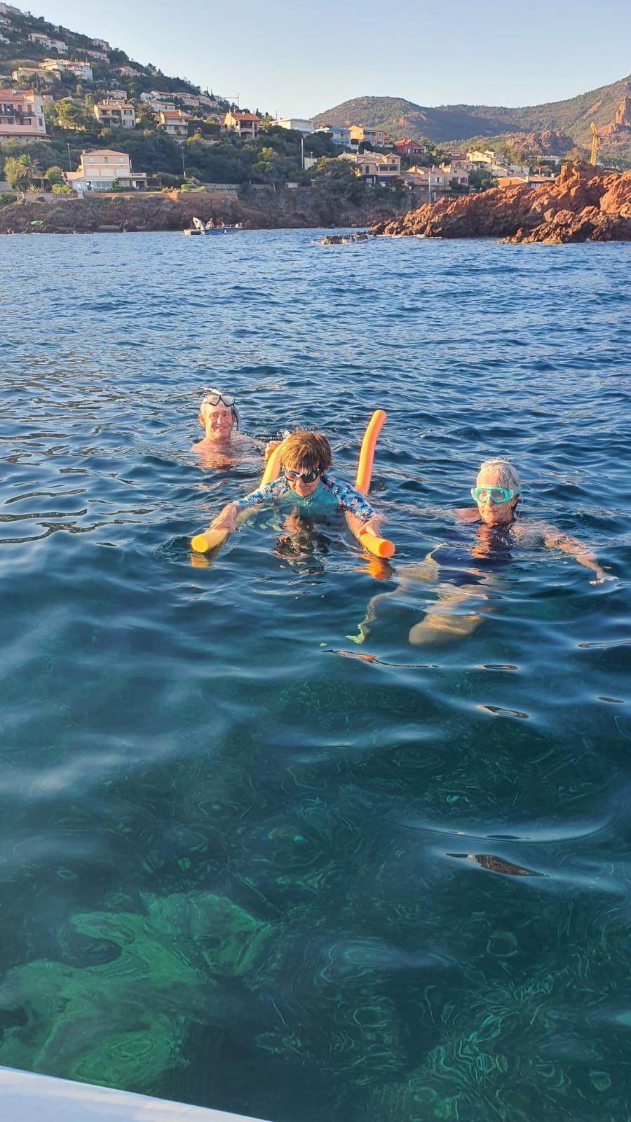 Cours de natation en mer Théoule-sur-Mer enfants et adultes